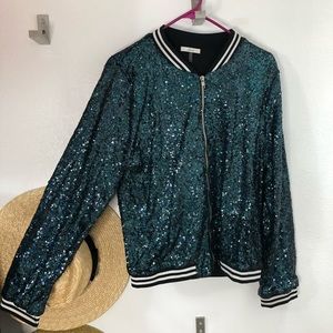 Soprano Sequin Bomber